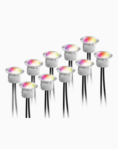 Deltaco Smart Home decklight kit, varmvit och RGB, silver