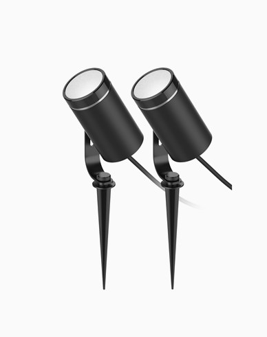 Deltaco Smart Home trädgårdsbelysning, 2 lampor, 6W, RGB + 2700K