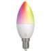 Deltaco Smart Home LED-lampa, E14, C37, WiFi 2,4 GHz, 4,9W, 470 lm