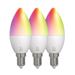 Deltaco Smart Home LED-lampa, E14, C37, 4,9W, 470 lm, 3-pack