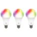 Deltaco Smart Home LED-lampor, RGB, E27, A60, 3-pack