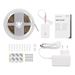 Deltaco Smart Home LED-list, RGB, 3 m, 3M-tejp, dimbar, 6-pin