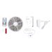 Deltaco Smart Home RGBIC LED-stripe, 5 m, adresserbar, musikk-synk