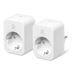 Deltaco Smart Home smart plug med energimätning, 16A, 2-pack