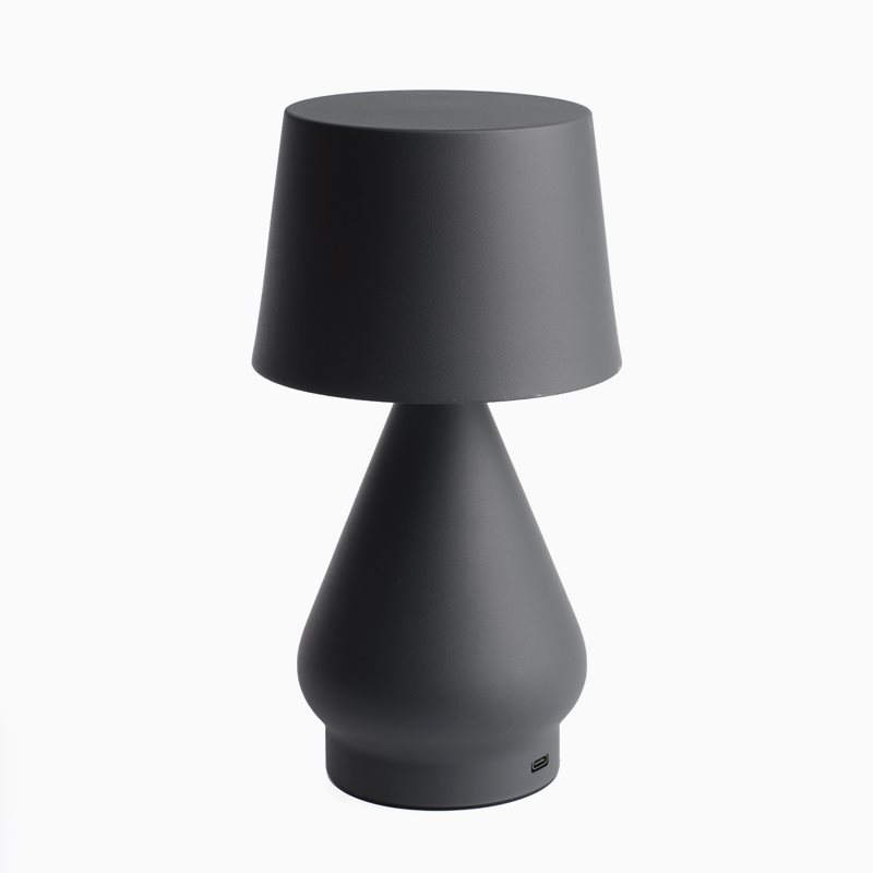 Unison No Cable bordslampa Medium 235mm grafit uppladdningsbar LED