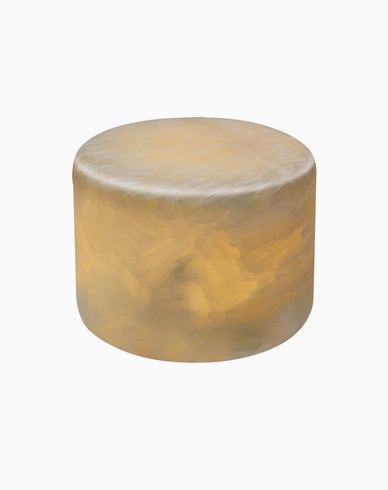 Unison Marble L beige silk matt ljusdekoration marmor 80x60mm