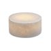 Unison Marble S vit silk matt ljusdekoration marmor 80x40mm