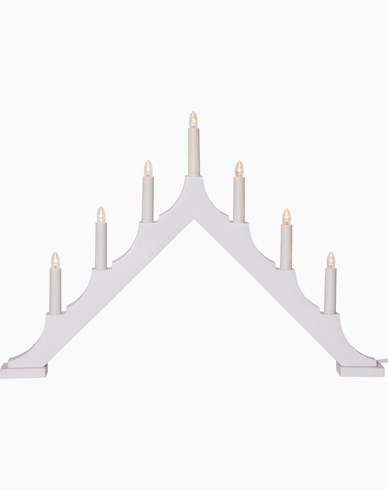 Star Trading Ljusstake Alma Vit 58,5cm