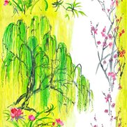 Designers Guild Tapet Willow Flower Acacia