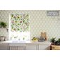 Sanderson Tapet Fleur Trellis Emerald/Primrose