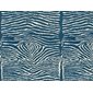 Brunschwig & Fils Tyg Le Zebre Indigo