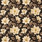 Sanderson Tyg Grandiflora Ebony/Gold