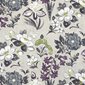 Designers Guild Tyg Lotus Flower Charcoal