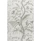 Brunschwig & Fils Tapet Bird and Thistle Grey