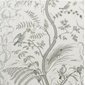 Brunschwig & Fils Tapet Bird and Thistle Grey