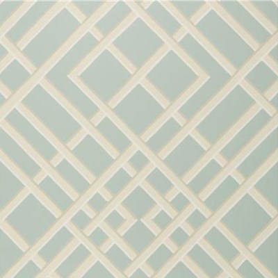 Brunschwig & Fils Tapet Treillage Sidewall Glacier