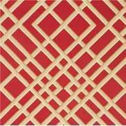 Brunschwig & Fils Tapet Treillage Sidewall Red