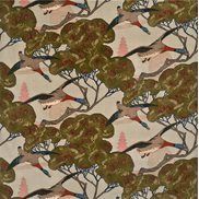 Mulberry Home Tyg Flying Ducks Velvet Sky