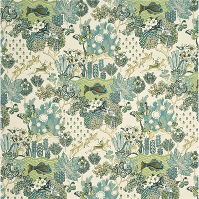 Mulberry Home Tyg Glendale Teal/Leaf