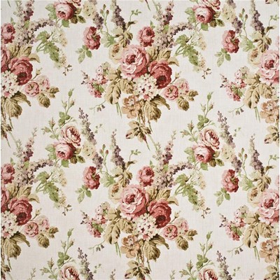 Mulberry Home Tyg Vintage Floral Pink/Green/Stone