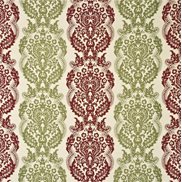Mulberry Home Tyg Staveley Damask Ruby/Olive