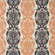Mulberry Home Tyg Staveley Damask Paprika/Damson