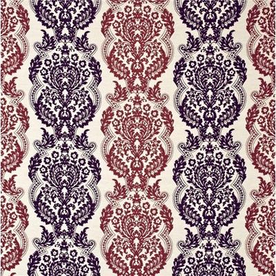 Mulberry Home Tyg Staveley Damask Damson/Claret