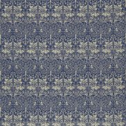 William Morris & Co Tyg Brer Rabbit Indigo/Vellum