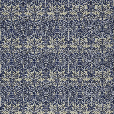 William Morris & Co Tyg Brer Rabbit Indigo/Vellum