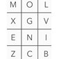 Intrade Tapet Glyphs White
