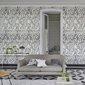 Designers Guild Tapet Arabesque Graphite