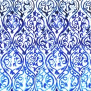 Designers Guild Tyg Arabesque Cobalt
