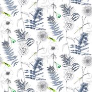 Designers Guild Tyg Acanthus Indigo