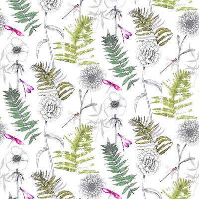 Designers Guild Tyg Acanthus Moss