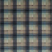 Mulberry Home Tyg Mulberry Velvet Ancient Tartan Blue/Aqua