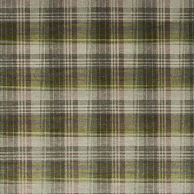 Mulberry Home Tyg Mulberry Velvet Ancient Tartan Grey/Green