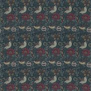 William Morris & Co Tyg Bird & Anemone Forest/Indigo