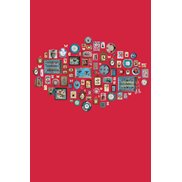 PiP Studio Tapet/ Väggbild Memories Red