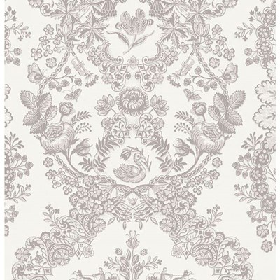 PiP Studio Tapet Lacy Dutch Khaki on White