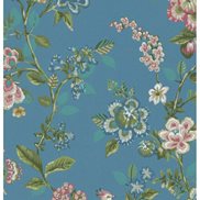 PiP Studio Tapet Botanical Print Bright blue
