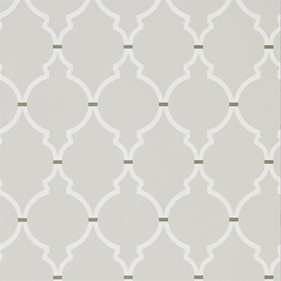 Sanderson Tapet Empire Trellis Silver/Calico