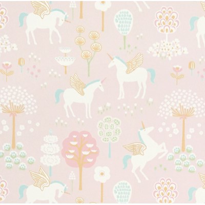 Majvillan Tapet True Unicorns Rosa