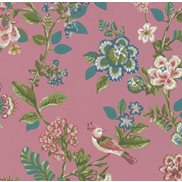 PiP Studio Tapet Botanical Print Dark Pink