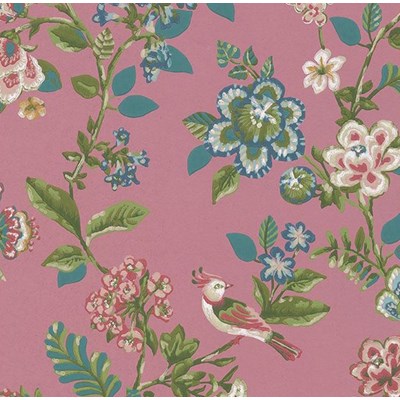 PiP Studio Tapet Botanical Print Dark Pink