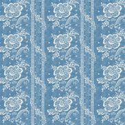 Ralph Lauren Tyg Batik Florette Vintage Blue