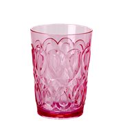 Rice Glas Swirly Pink