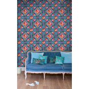 PiP Studio Tapet/ Väggbild Singing Roses Blue