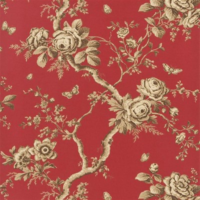 Ralph Lauren Tapet Ashfield Floral Balmoral Red