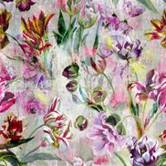 Designers Guild Tapet Tulipa Stellata Fuchsia