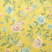 Sanderson Tapet Porcelain Garden Rose/Linden